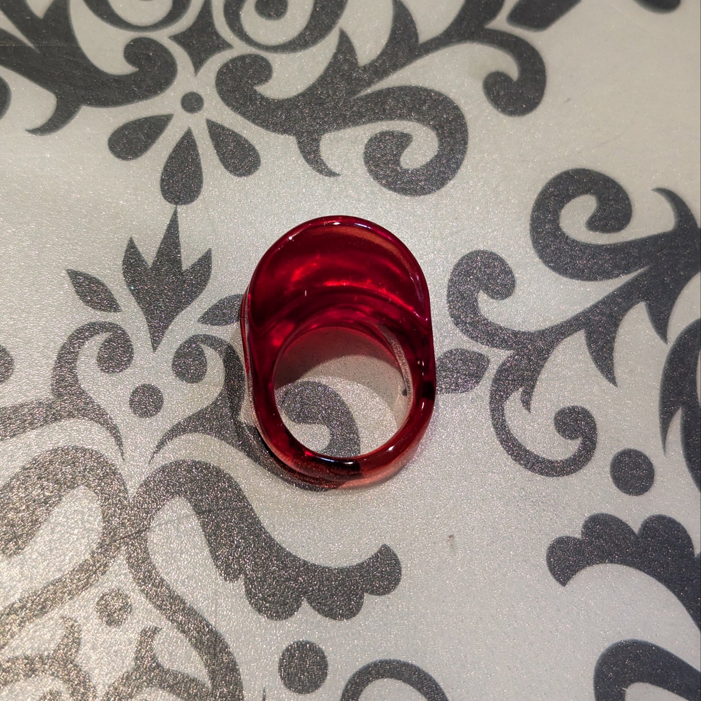 Angle Right FyberRing Command Red