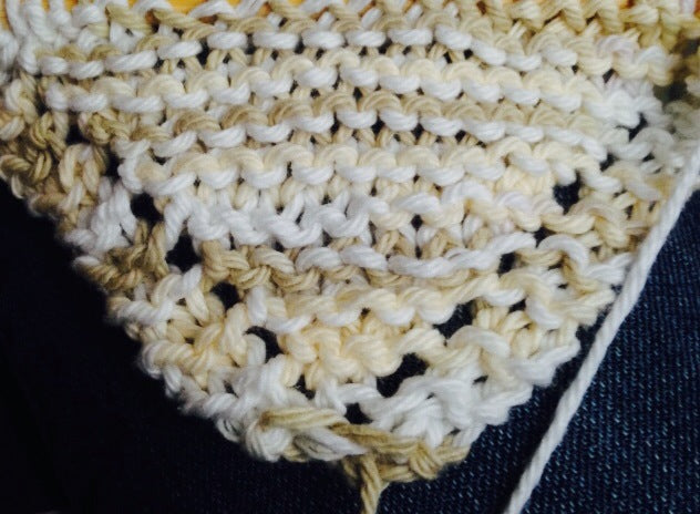 Crocheted & Knit Cotton Dishcloth