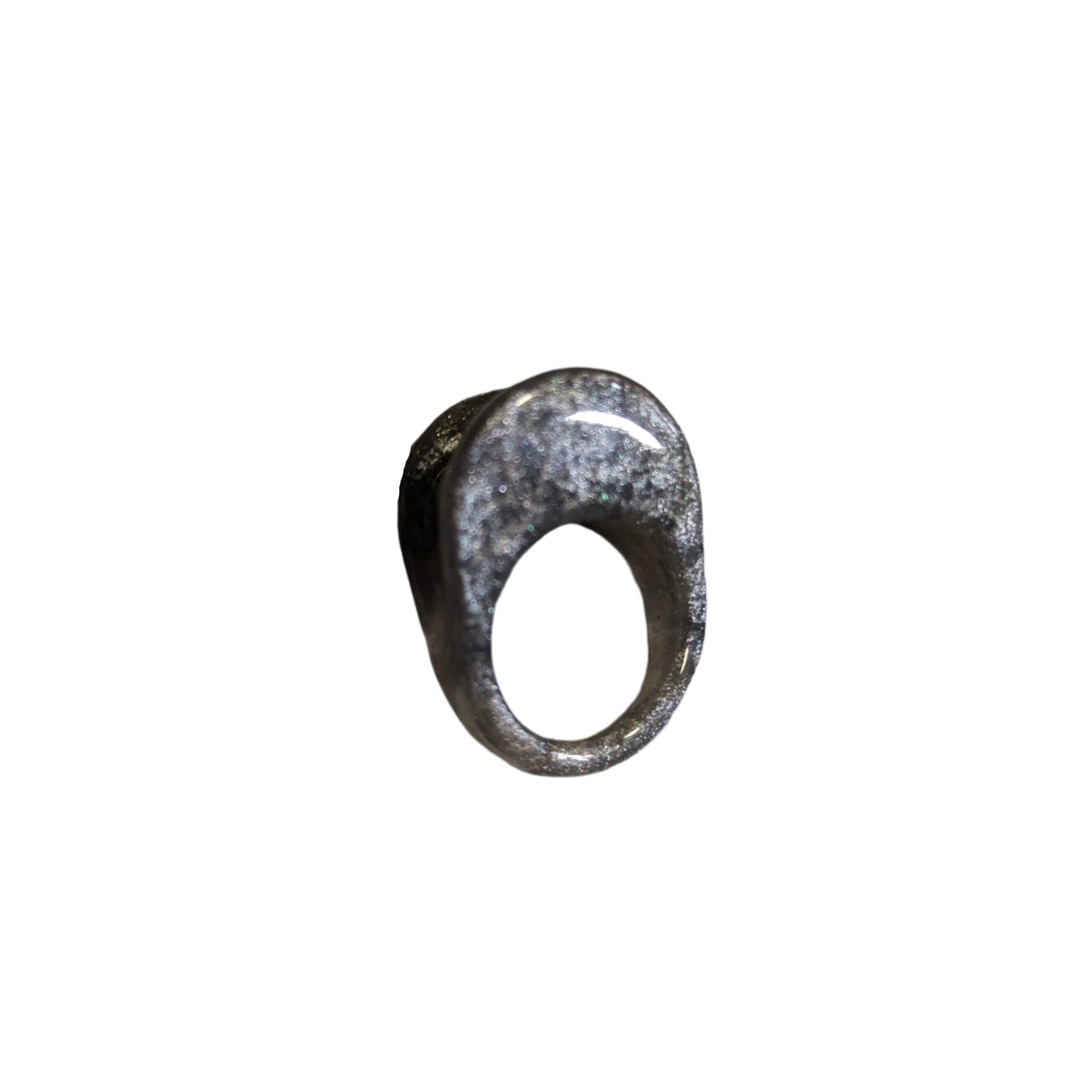 Angle Right FyberRing Silver