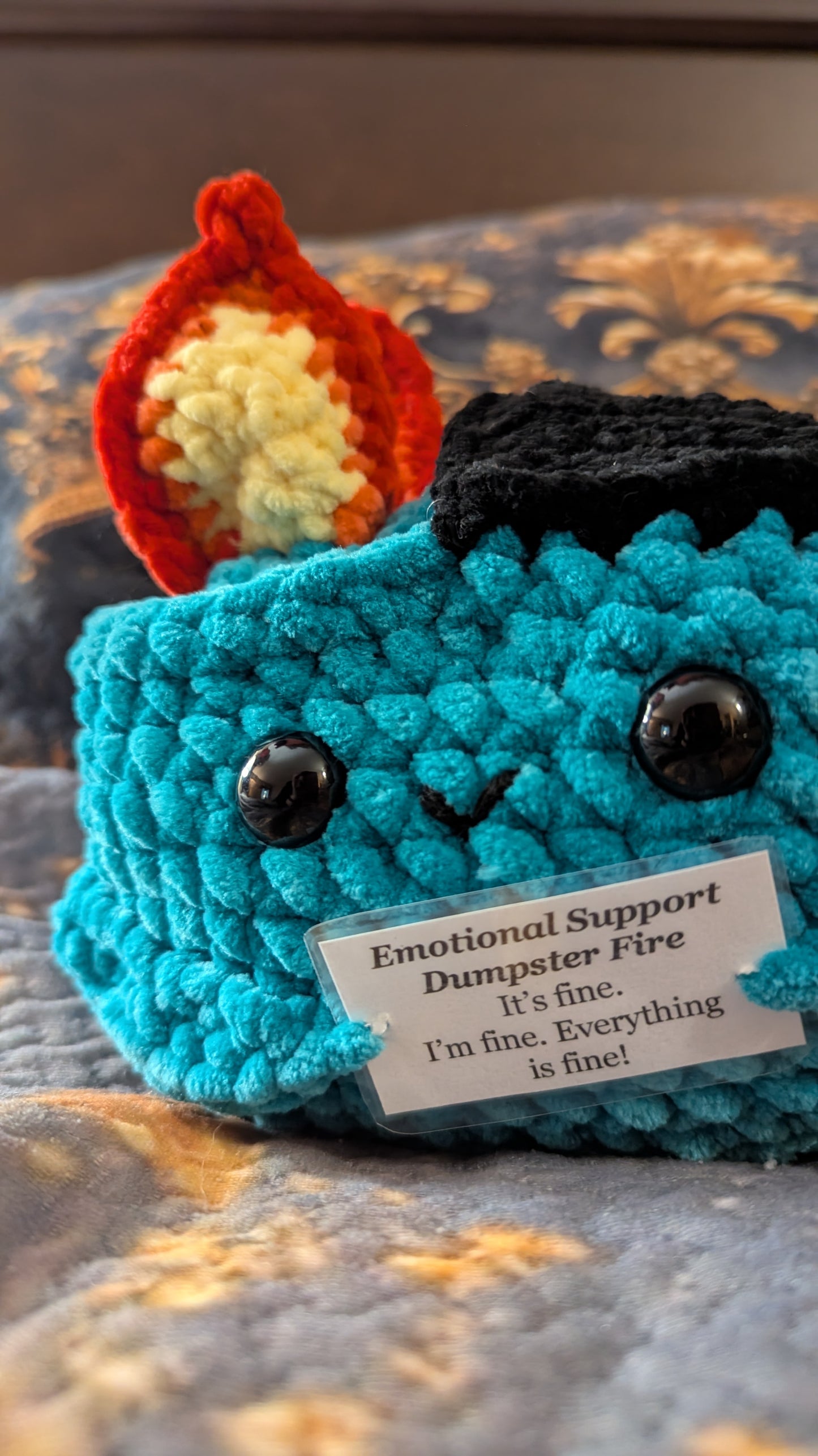 Emotional support Dumpster Fire