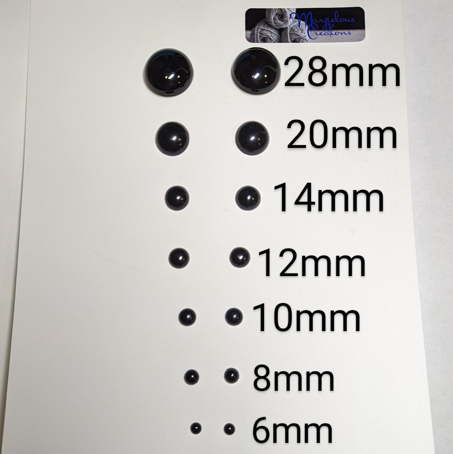 Black Safety Eyes