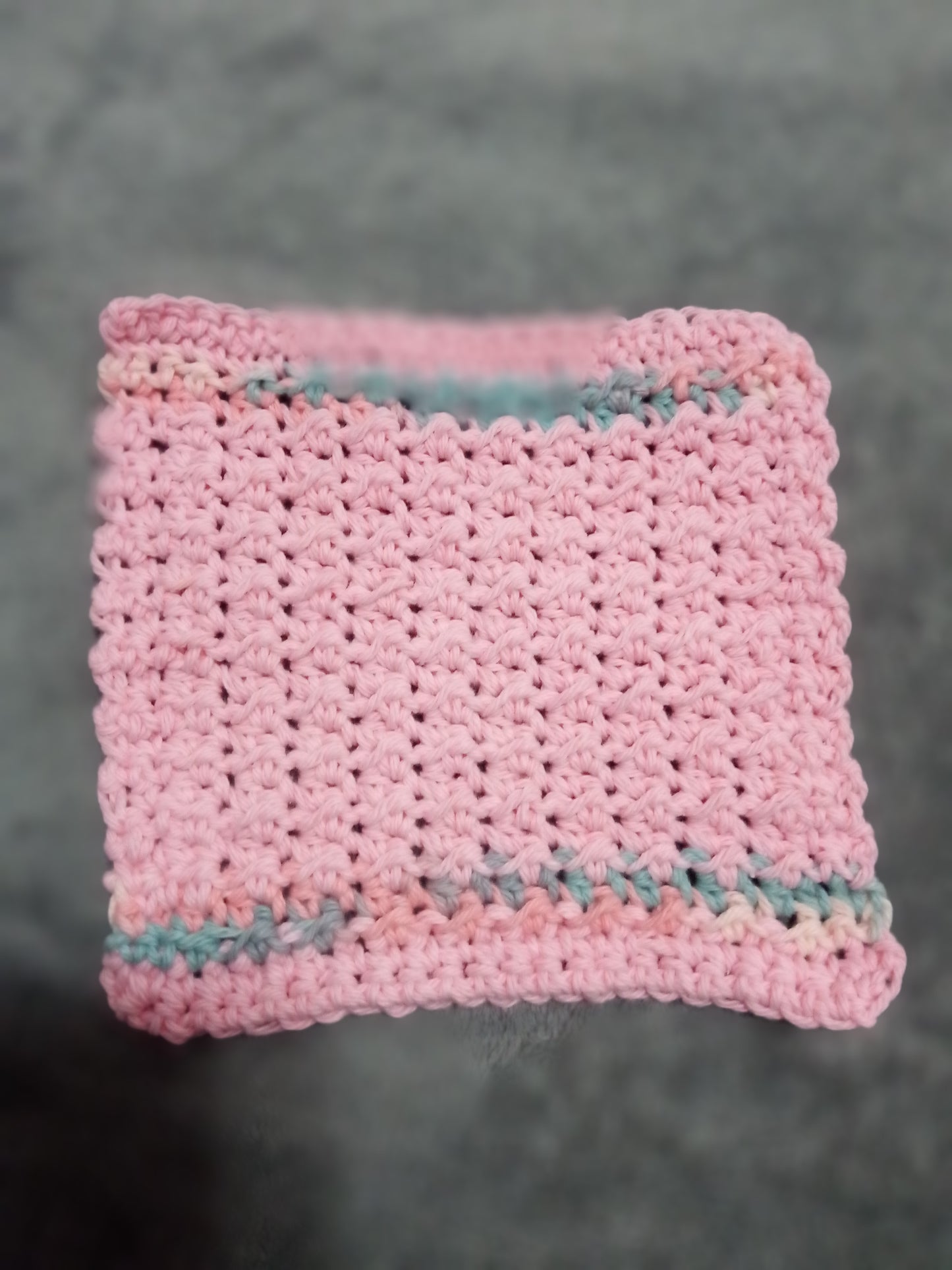 Crocheted & Knit Cotton Dishcloth