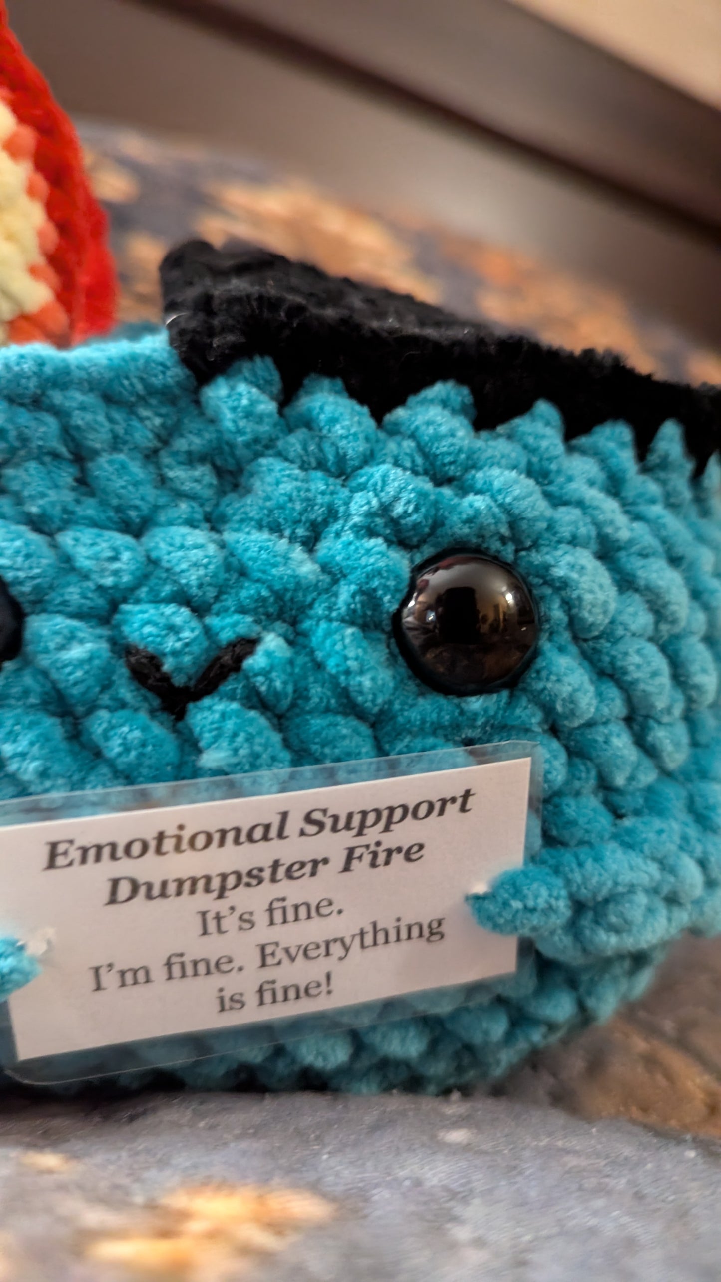 Emotional support Dumpster Fire