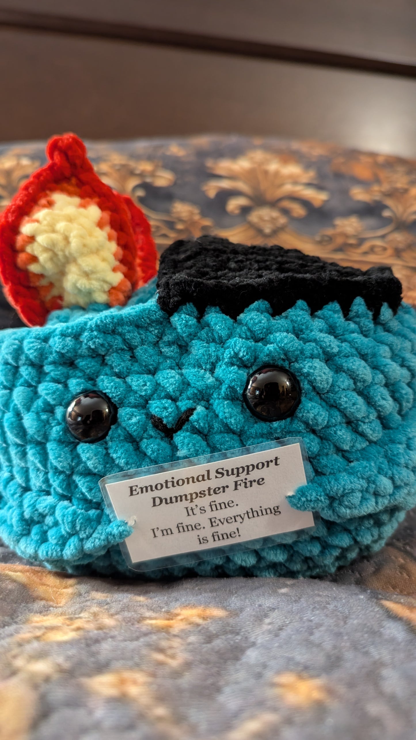 Emotional support Dumpster Fire