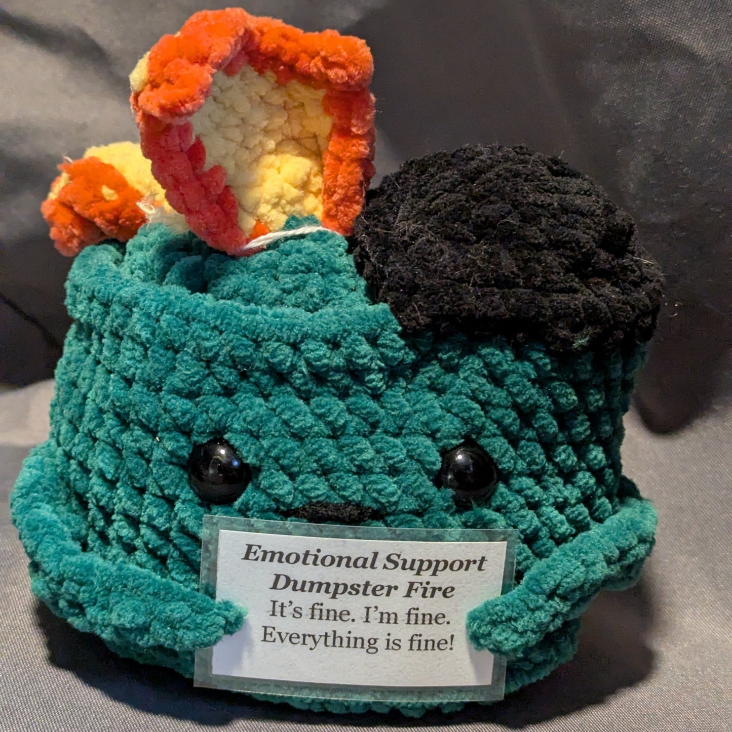 Emotional support Dumpster Fire